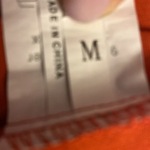 Ruffle Sleeve Button-Front Babydoll Dress – Size Medium 🧡 - Picture 9 of 10